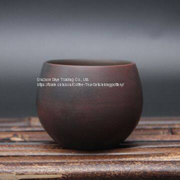 Chinese Qinzhou Nixing Pottery Handmade Tea Cup Goldfish Cup Kungfu Tea Large Tea Cup