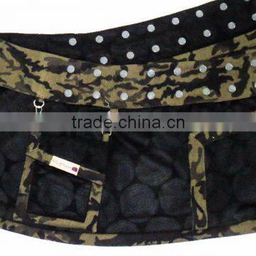 Mature Sexy Girl's Chilly Grapes Short Side Camouflage Jean Skirts photo-3