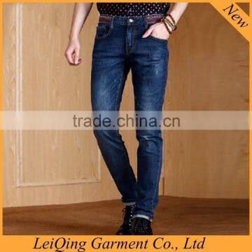 High quality stylish jeans pants men garment factory denim trousers