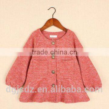 2015 Fancy Baby Coat Designs Wholesale Outfit Jacket for Gils Kids Alpaca Coat photo-2