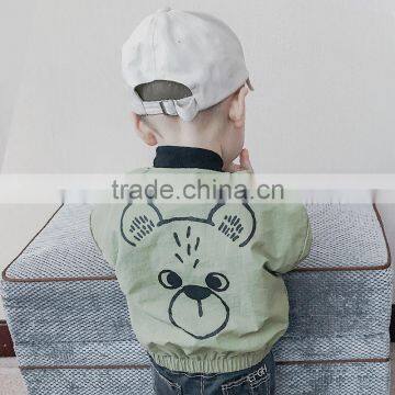 S17629A 2017 Children Clothing Kids Coat Boy's Casual Baseball Coat photo-3