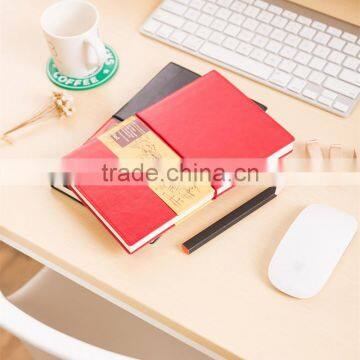 A5 soft PU cover planner customizable journals palnner with sticthing & band section sawing binding notebook