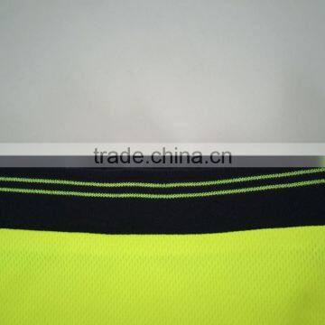 Men's Fluorescent Two-tone Protective Reflective Generic Segmented Tapes UPF Bulk Safety Polo Shirt photo-6
