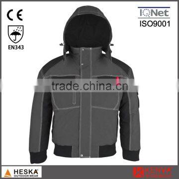 Mens Seam Tape Waterproof Pilot Jacket Winter Bomber Jacket photo-2
