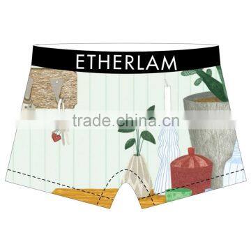 New Design Breathable Men Underwear Polyester With Spandex Sexy Adults Boxer photo-2