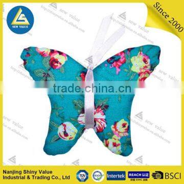 100% Cotton Red Floral Butterfly Shape Pin Cushions photo-2