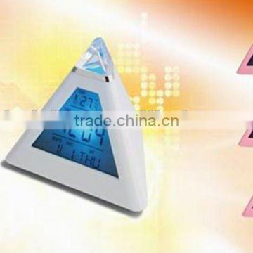 Pyramid shape digital clock