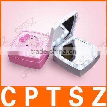 Led Double Surface Beauty Mirror Mobile Power Supply Box Portable Battery/Mirror Power Bank photo-5