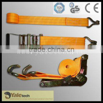 cargo lashing ring in ratchet tie down cam buckle with hooks and rings best price by China manufacturer