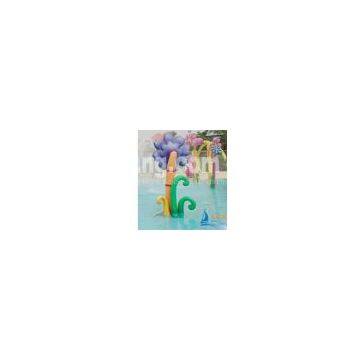 Water Park Equipment Sunflower Water Sprayground System with Multi-level Platforms