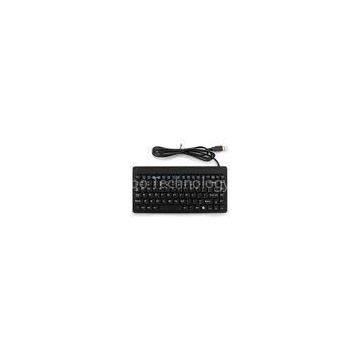 IP65 rated industrial computer desktop mini metal keyboard MKB-66-TB-MDT