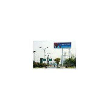 Steel Web Frame Square Unipole Billboard Outdoor Advertising Display