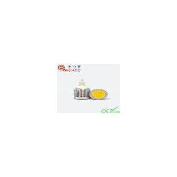 Pure White MR16 Bathroom LED Spotlights Indoor COB 3W Low Power Ra 80 120