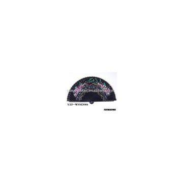 wood fan,wood hand fan _YZF-WFHD006