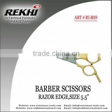 Pakistan Barber Scissors Razor Edge,SIZE 5.5'',Peluqueria Tijeras Razor Edge photo-3