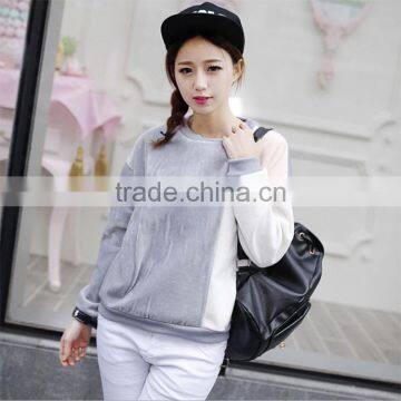 Classical fashion cool fleece hoody for women with low price and good service