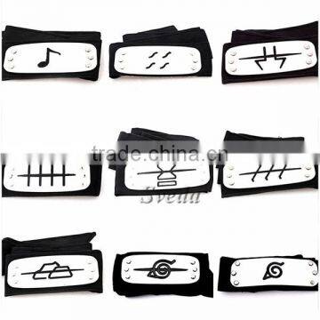 Hot Japanese Animation Naruto headband Naruto cosplay accessories Naruto handband