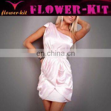 female elegant soft light pink dress lingerie