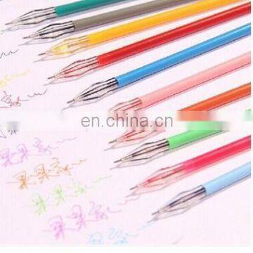 12 Colors High-grade Gel Pen Ink Refills Drill Neutral Gel Pen Ink Diamond Head Refills 0.38mm Refill Office and School Supplies photo-3