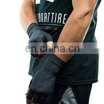 Amazon Ebay Spandex Recovery Compression Half Finger Gloves