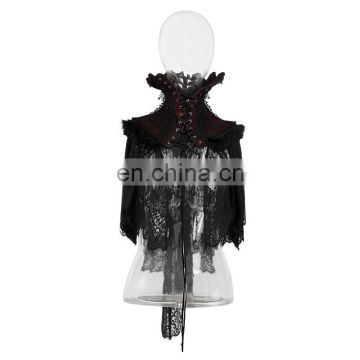 Gothic Punk Rave neck corsage cape Y-586