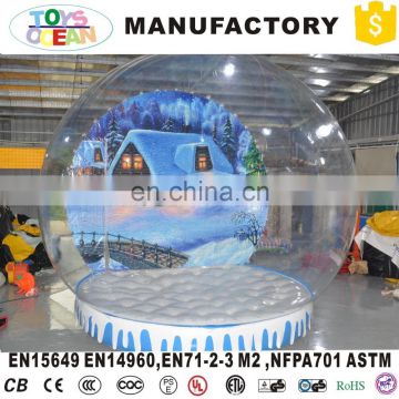 Customized Design Inflatable Snow Globes For Indoor Advertising With High Quality