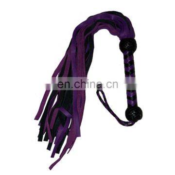 HMB-511C LEATHER FLOGGER NOVELTY BULLWHIPS 36 TAILS STYLE HANDMADE