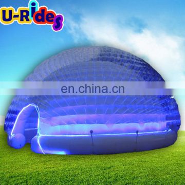 LED chear Inflatable air bubble tent for ourdoor camping