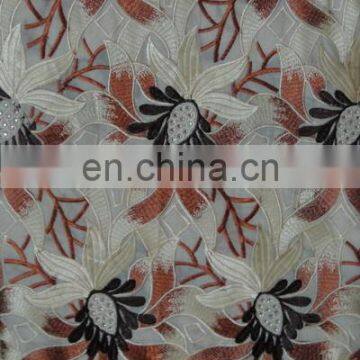 2015 New Fashion African Hand Cut Lace Fabric photo-4