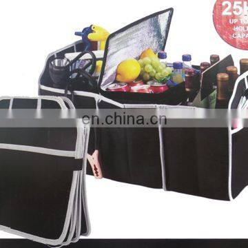 Black multifunction large-capacity car boot organizer#SB0013