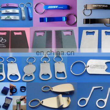 existing mould blank metal bottle opener for heat transfer printing logo sublimation