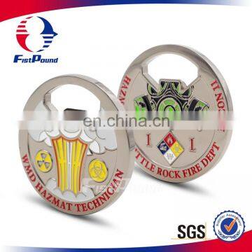 High Quality Challenge Coin with Bottle Opener