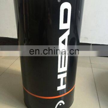 Full colour printing indoor stainless steel promotional garbage bin