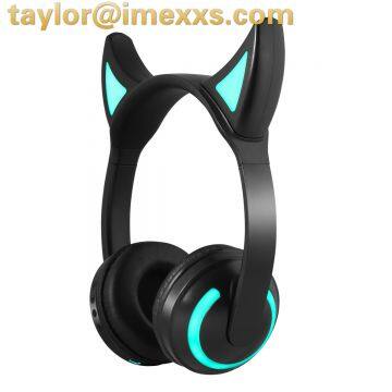 Luminous Ear Cat Bluetooth Headphone