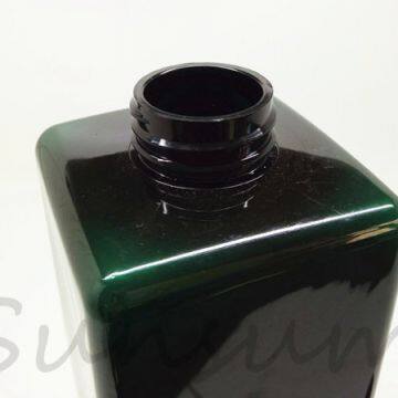 Black Color Rectangle Shower Gel Hair Care Products Shampoo Bottle photo-3