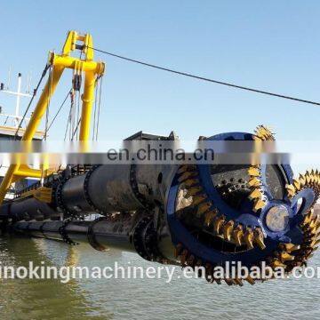 China Hot Cutter Suction Dredger-Water Flow Rate 3500m3/h