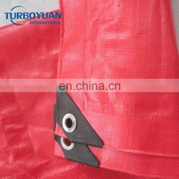 100% virgin HDPE plastic sheet sample waterproof tarpaulin with eyelets