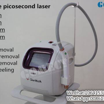 Portable Picosecond Laser 755nm Q Switched Nd Yag Laser Tattoo Removal Picosure Portable Laser 532nm 1064nm 1320nm Carbon Peeling photo-3