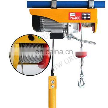 1000kg Portable Micro Wire Rope Motor Lift Electric Hoist PA1000 For Sale