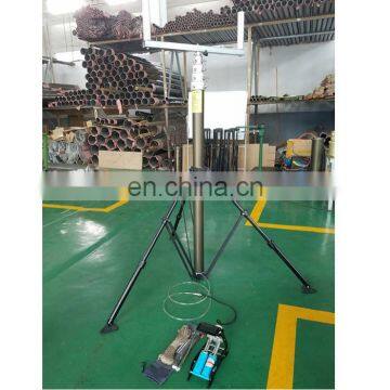 telescopic telecommunication pneumatic antenna mast