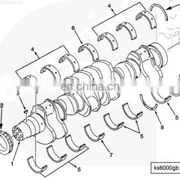 3804713 Cummins Engine QST30 STD Main Bearing Set photo-2