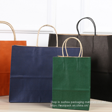 Supermarket shopping bags, kraft paper bags general packaging, large, medium and small multi-color