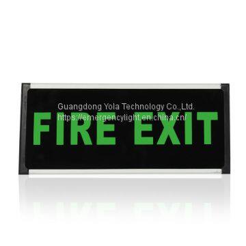 Emergency exit rechargeable sign led light with high quality