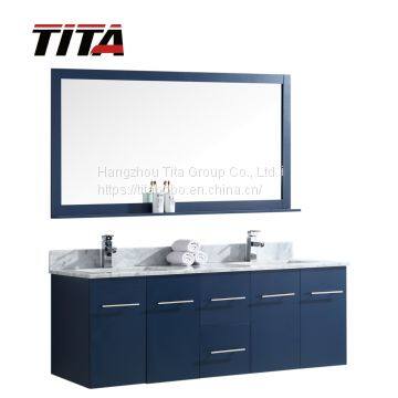 Популярный ванной столик темно-синий T9341-60/72