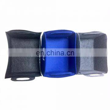 Set of 3 Felt Storage Boxes Felt Storage Organizer Box Basket photo-4