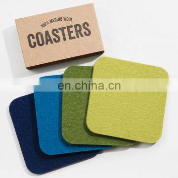 Home Decor Felt Square Coaster Set photo-2