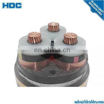 MV Cable 24Kv 3*50mm2 Al/XLPE/Semi-Conductive Blocking Tape/PVC Jacket Power Cable photo-6