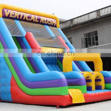 Home Garden Backyard Vertical Rush Inflatable Obstacle Course Slide With Rocket Climb Slide Game photo-4