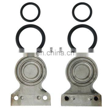 Customized Various Stainless Steel Glass Door Clamp 6-12mm Rubber Gasket With Flat Back Base photo-6