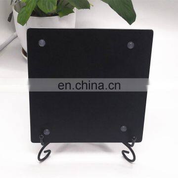 Double- Side Black Color Glass Cutting Board